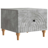vidaXL Salontafel met lade Wit 49 x 50 x 40 cm Bewerkt hout