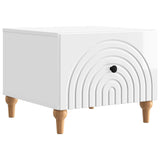 vidaXL Salontafel met lade Wit 49 x 50 x 40 cm Bewerkt hout