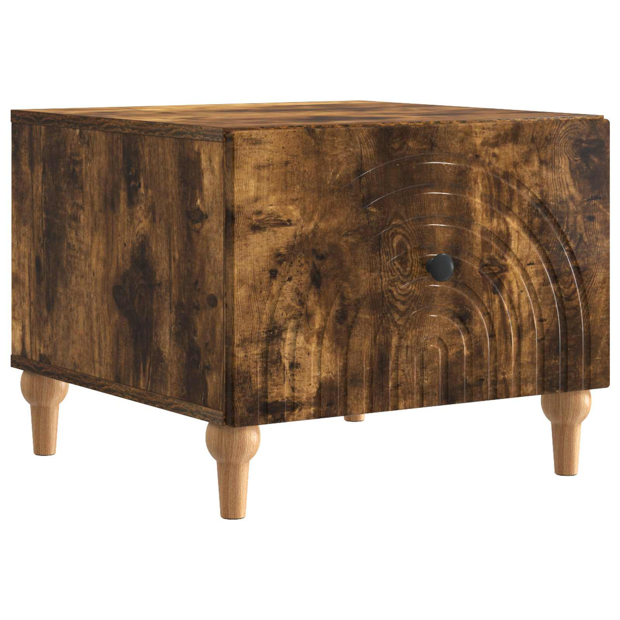 vidaXL Salontafel met lade Wit 49 x 50 x 40 cm Bewerkt hout
