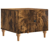 vidaXL Salontafel met lade Wit 49 x 50 x 40 cm Bewerkt hout