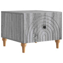 vidaXL Salontafel met lade Wit 49 x 50 x 40 cm Bewerkt hout