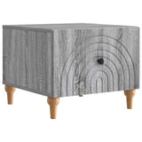 vidaXL Salontafel met lade Wit 49 x 50 x 40 cm Bewerkt hout