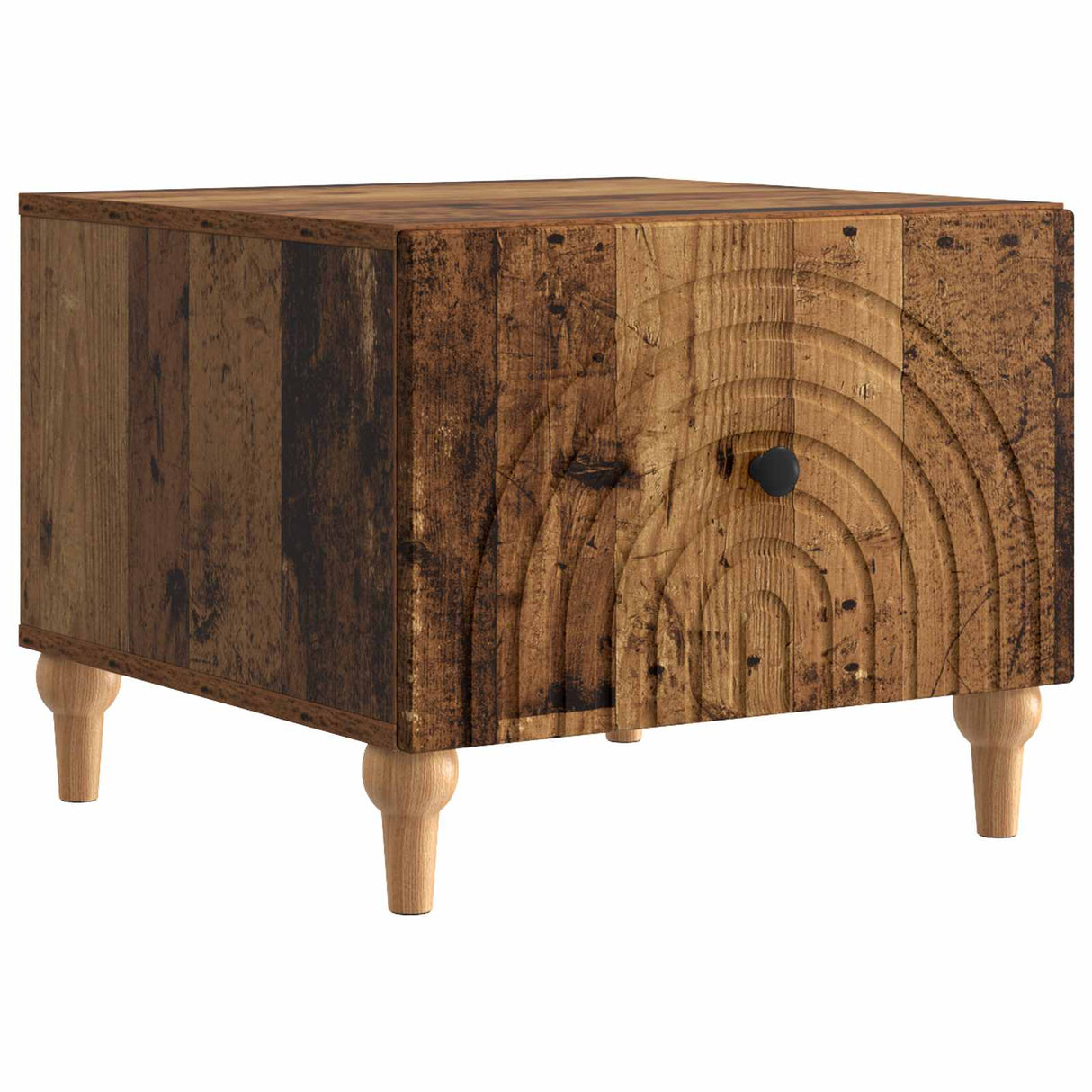 vidaXL Salontafel met lade Wit 49 x 50 x 40 cm Bewerkt hout