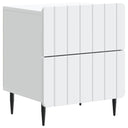 vidaXL Nachtkastje met lade Wit 43 x 34,5 x 49,5 cm Bewerkt hout