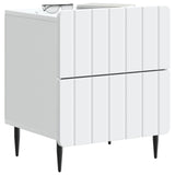 vidaXL Nachtkastje met lade Wit 43 x 34,5 x 49,5 cm Bewerkt hout