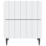 vidaXL Nachtkastje met lade Wit 43 x 34,5 x 49,5 cm Bewerkt hout
