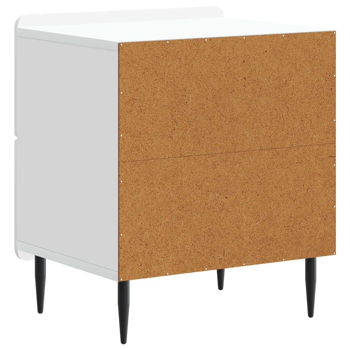 vidaXL Nachtkastje met lade Wit 43 x 34,5 x 49,5 cm Bewerkt hout