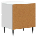 vidaXL Nachtkastje met lade Wit 43 x 34,5 x 49,5 cm Bewerkt hout