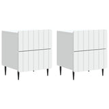 vidaXL Nachtkastje met lade Wit 43 x 34,5 x 49,5 cm Bewerkt hout