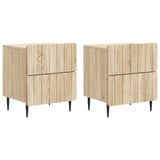 vidaXL Nachtkastje met lade Wit 43 x 34,5 x 49,5 cm Bewerkt hout