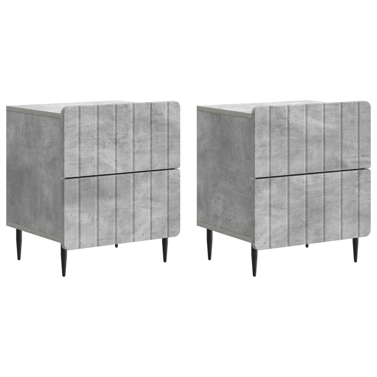 vidaXL Nachtkastje met lade Wit 43 x 34,5 x 49,5 cm Bewerkt hout