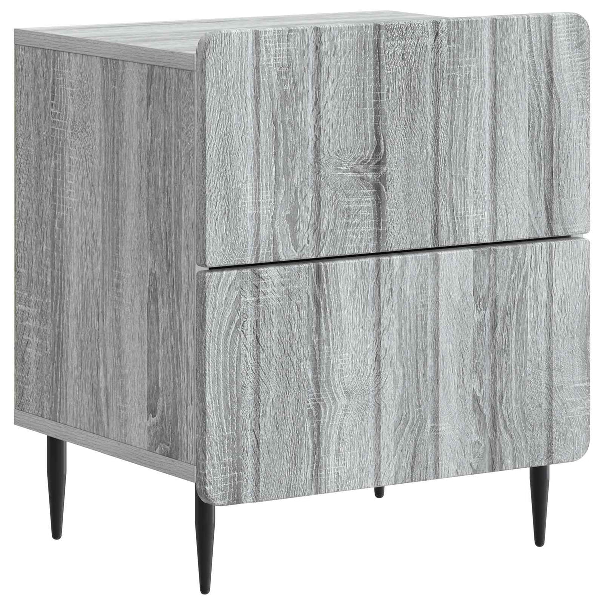vidaXL Nachtkastje met lade Wit 43 x 34,5 x 49,5 cm Bewerkt hout