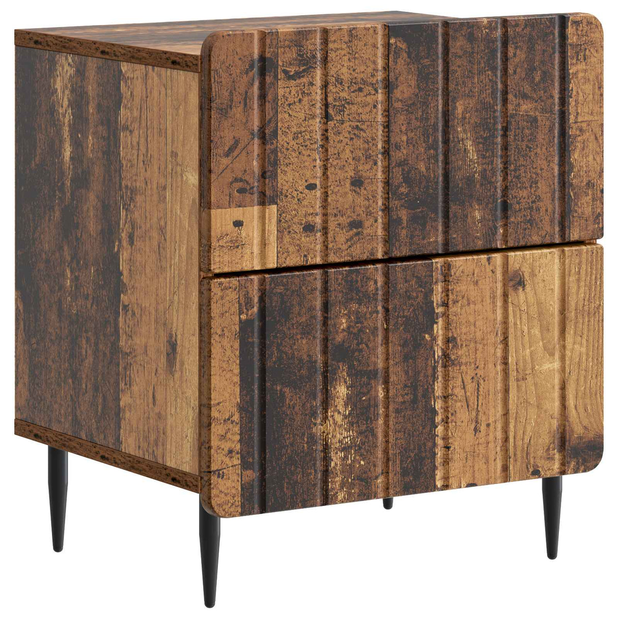 vidaXL Nachtkastje met lade Wit 43 x 34,5 x 49,5 cm Bewerkt hout