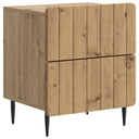 vidaXL Nachtkastje met lade Wit 43 x 34,5 x 49,5 cm Bewerkt hout