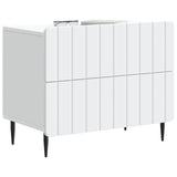 vidaXL Nachtkastje met lade Wit 62 x 34,5 x 49,5 cm Bewerkt hout