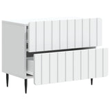 vidaXL Nachtkastje met lade Wit 62 x 34,5 x 49,5 cm Bewerkt hout