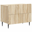 vidaXL Nachtkastje met lade Wit 62 x 34,5 x 49,5 cm Bewerkt hout