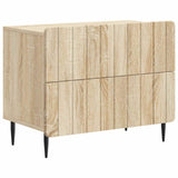 vidaXL Nachtkastje met lade Wit 62 x 34,5 x 49,5 cm Bewerkt hout