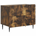 vidaXL Nachtkastje met lade Wit 62 x 34,5 x 49,5 cm Bewerkt hout