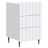 vidaXL Nachtkastje met lade Wit 43x 41 x 68 cm Bewerkt hout