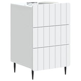 vidaXL Nachtkastje met lade Wit 43x 41 x 68 cm Bewerkt hout