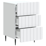 vidaXL Nachtkastje met lade Wit 43x 41 x 68 cm Bewerkt hout
