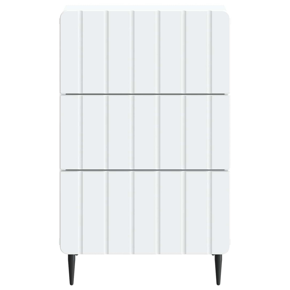 vidaXL Nachtkastje met lade Wit 43x 41 x 68 cm Bewerkt hout