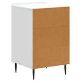 vidaXL Nachtkastje met lade Wit 43x 41 x 68 cm Bewerkt hout