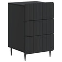 vidaXL Nachtkastje met lade Wit 43x 41 x 68 cm Bewerkt hout