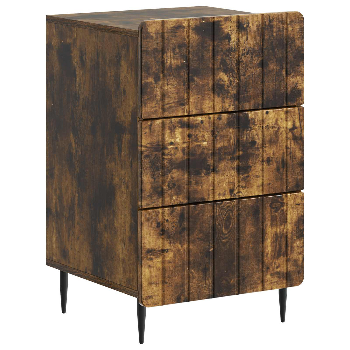 vidaXL Nachtkastje met lade Wit 43x 41 x 68 cm Bewerkt hout