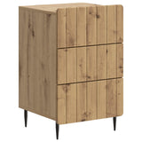 vidaXL Nachtkastje met lade Wit 43x 41 x 68 cm Bewerkt hout