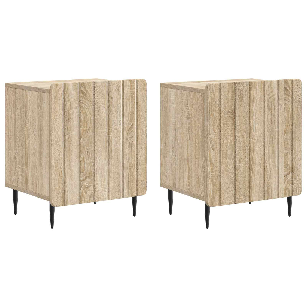 vidaXL Nachtkastje Wit 43 x 34,5 x 52 cm Bewerkt hout