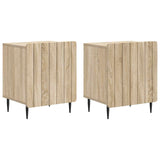 vidaXL Nachtkastje Wit 43 x 34,5 x 52 cm Bewerkt hout