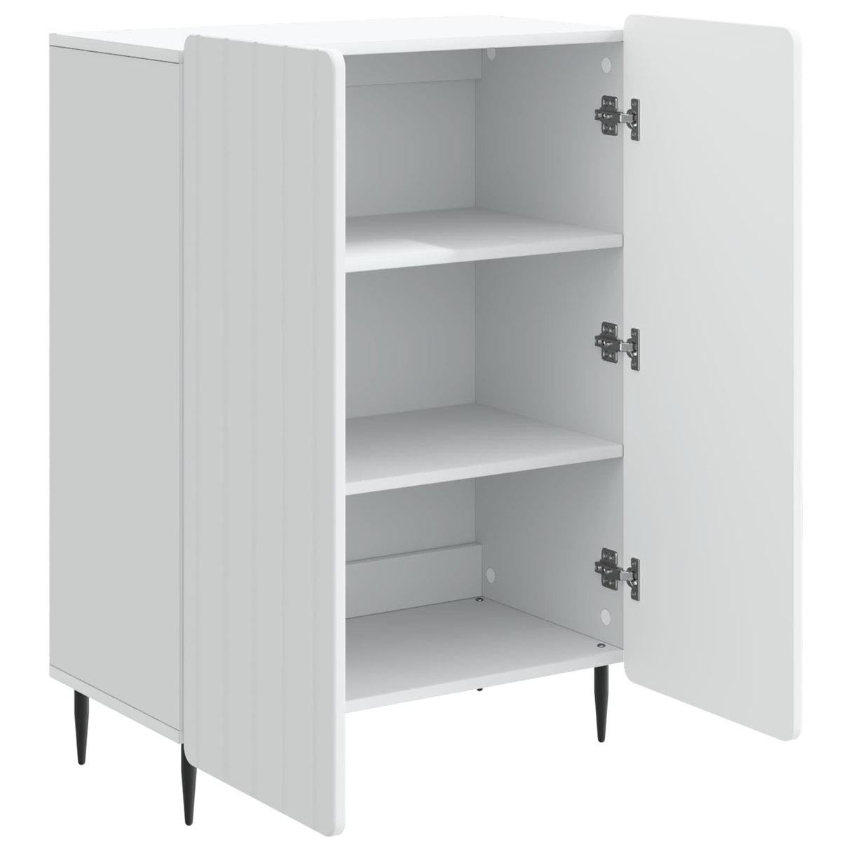 vidaXL Sideboard White 66 x 34.5 x 92 cm Engineered Wood