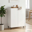vidaXL Sideboard White 66 x 34.5 x 92 cm Engineered Wood