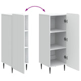 vidaXL Dressoir Wit 34,5 x 33 x 92 cm Bewerkt hout