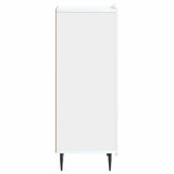 vidaXL Dressoir Wit 34,5 x 33 x 92 cm Bewerkt hout