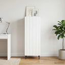 vidaXL Dressoir Wit 34,5 x 33 x 92 cm Bewerkt hout
