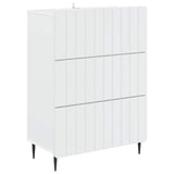 vidaXL Ladekast Wit 66 x 34,5 x 92 cm Bewerkt hout
