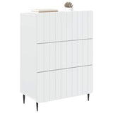 vidaXL Ladekast Wit 66 x 34,5 x 92 cm Bewerkt hout