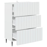 vidaXL Ladekast Wit 66 x 34,5 x 92 cm Bewerkt hout