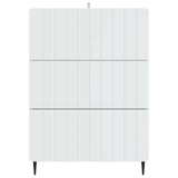 vidaXL Ladekast Wit 66 x 34,5 x 92 cm Bewerkt hout