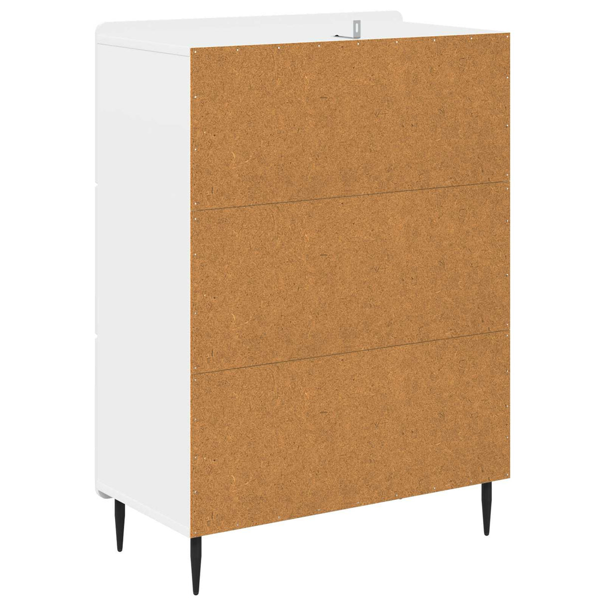 vidaXL Ladekast Wit 66 x 34,5 x 92 cm Bewerkt hout