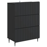 vidaXL Ladekast Wit 66 x 34,5 x 92 cm Bewerkt hout