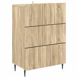 vidaXL Ladekast Wit 66 x 34,5 x 92 cm Bewerkt hout