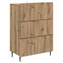 vidaXL Ladekast Wit 66 x 34,5 x 92 cm Bewerkt hout