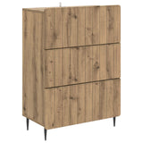 vidaXL Ladekast Wit 66 x 34,5 x 92 cm Bewerkt hout
