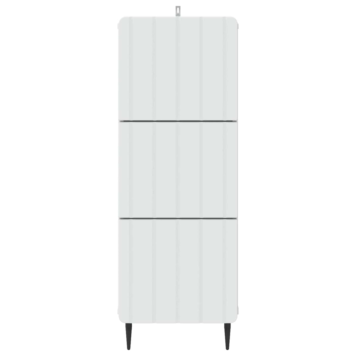 vidaXL Ladekast Wit 33 x 34,5 x 92 cm Bewerkt hout
