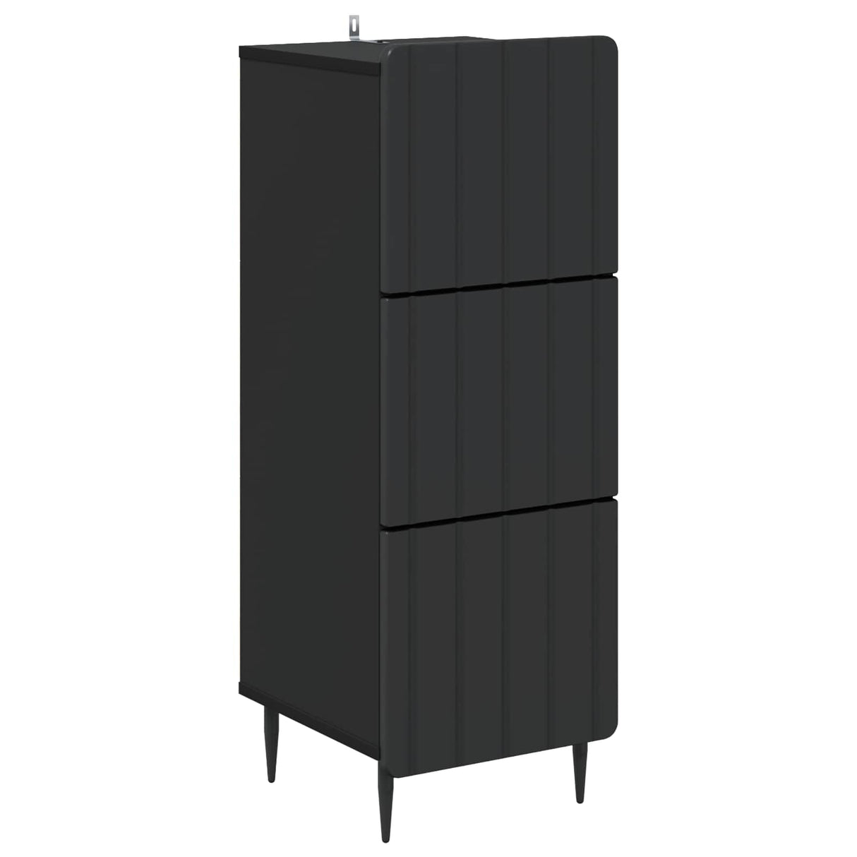 vidaXL Ladekast Wit 33 x 34,5 x 92 cm Bewerkt hout