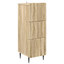 vidaXL Ladekast Wit 33 x 34,5 x 92 cm Bewerkt hout